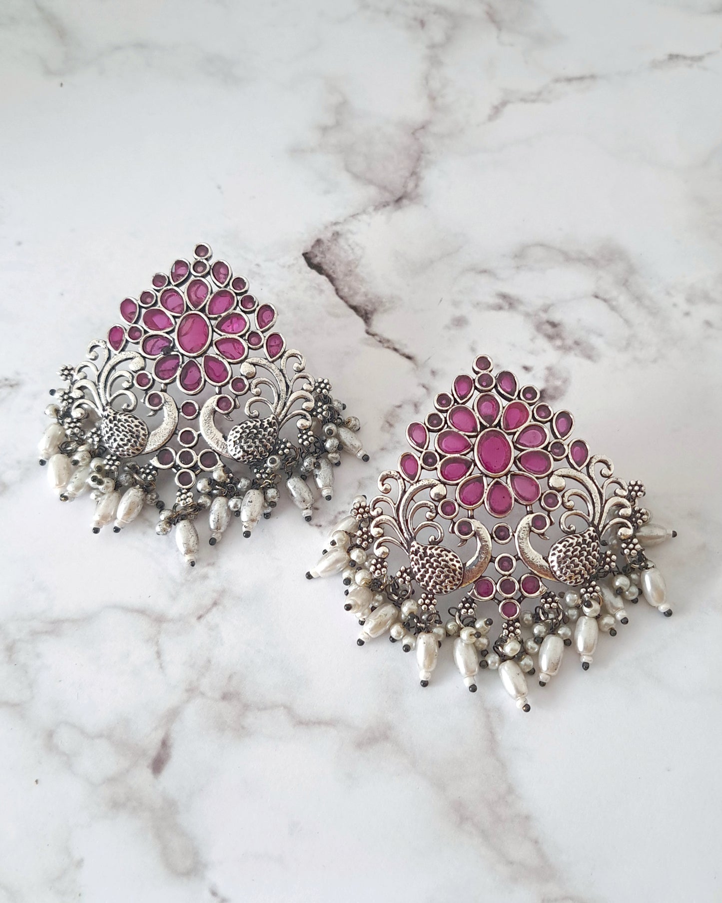 Gulbakshi Oxidized Earrings