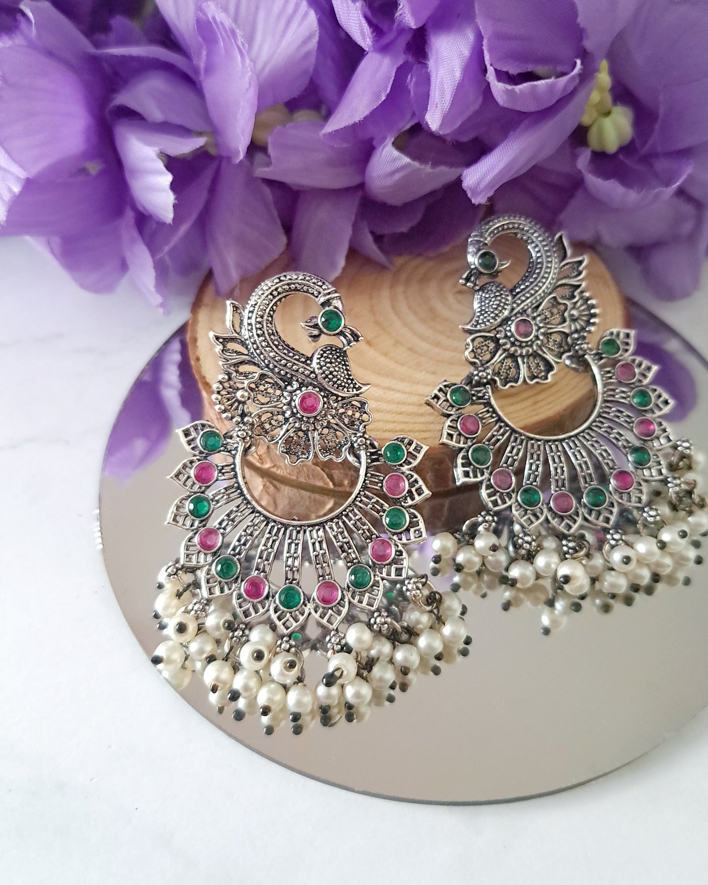 Deepa Oxidized Earrings