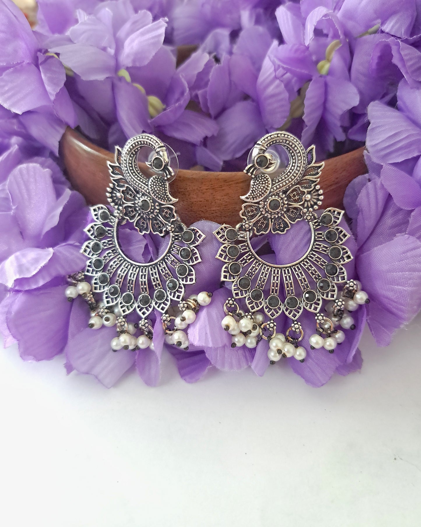 Deepa Oxidized Earrings