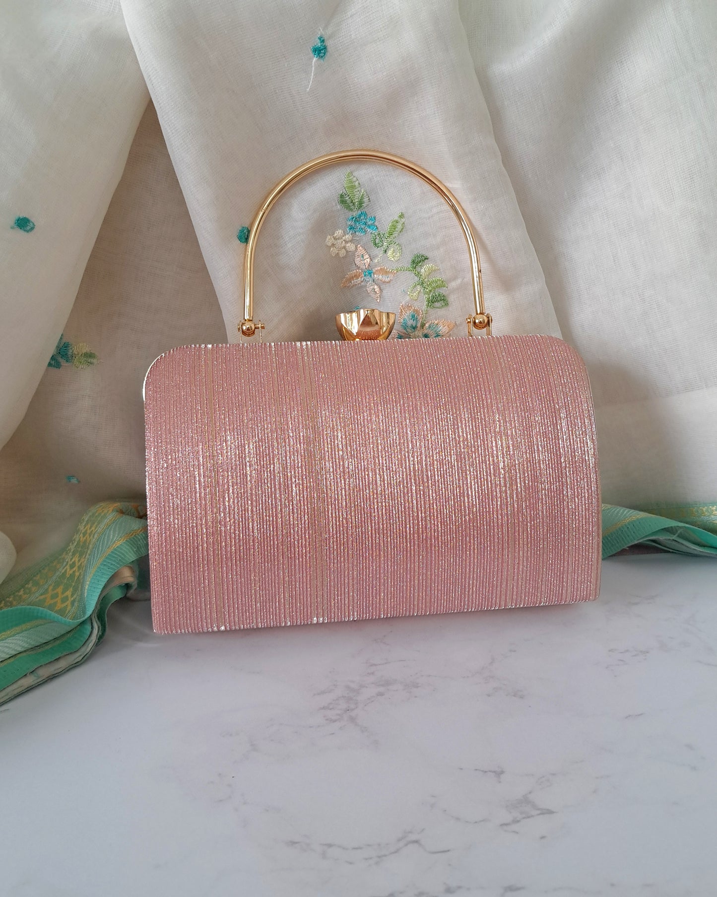 Reva Pink Clutch Purse