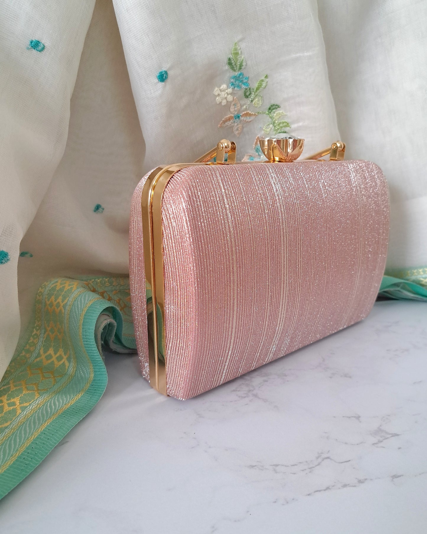 Reva Pink Clutch Purse