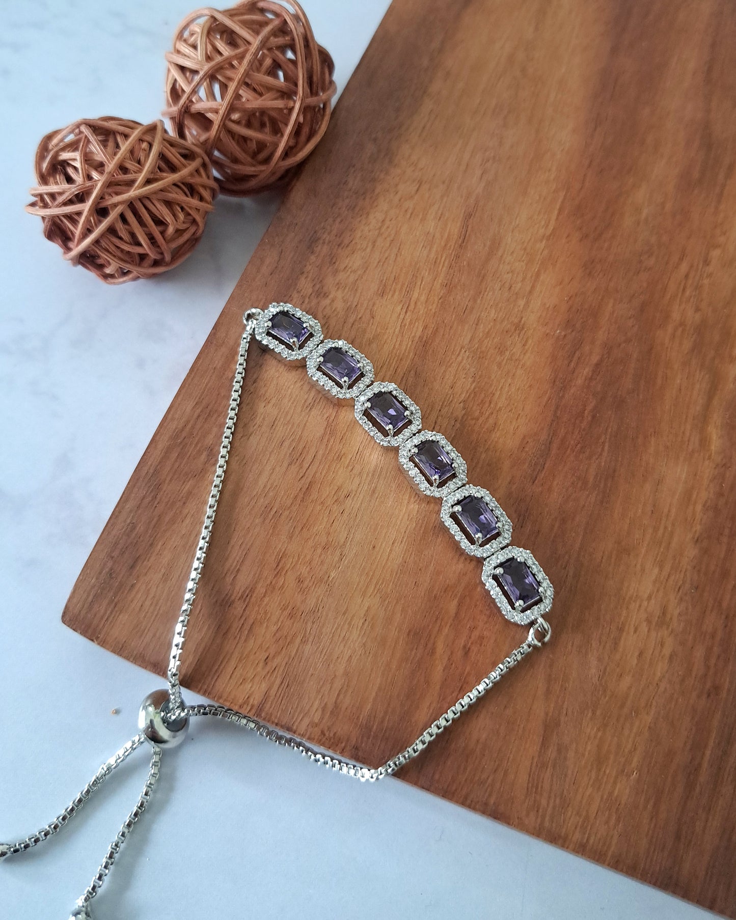 Selena Zirconia Crystal Bracelet
