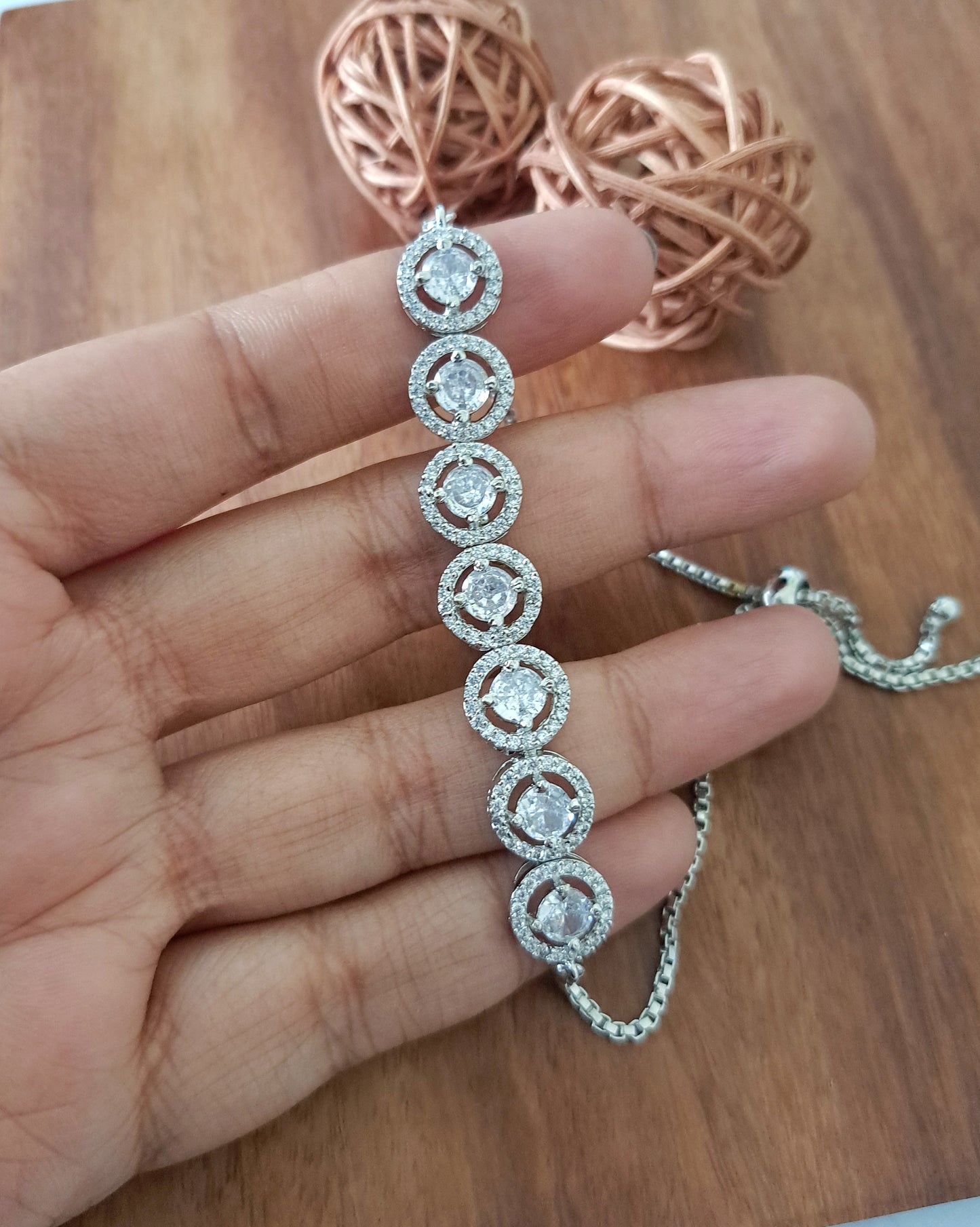 Kalie Zirconia Crystal Bracelet