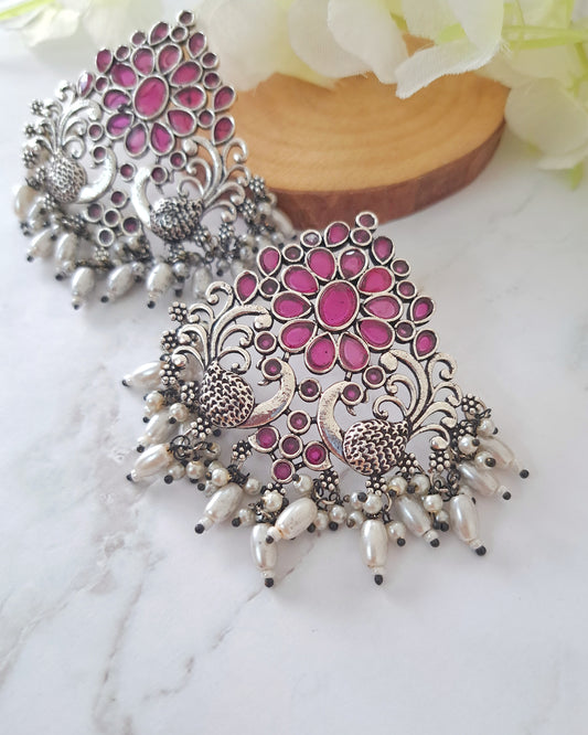Gulbakshi Oxidized Earrings