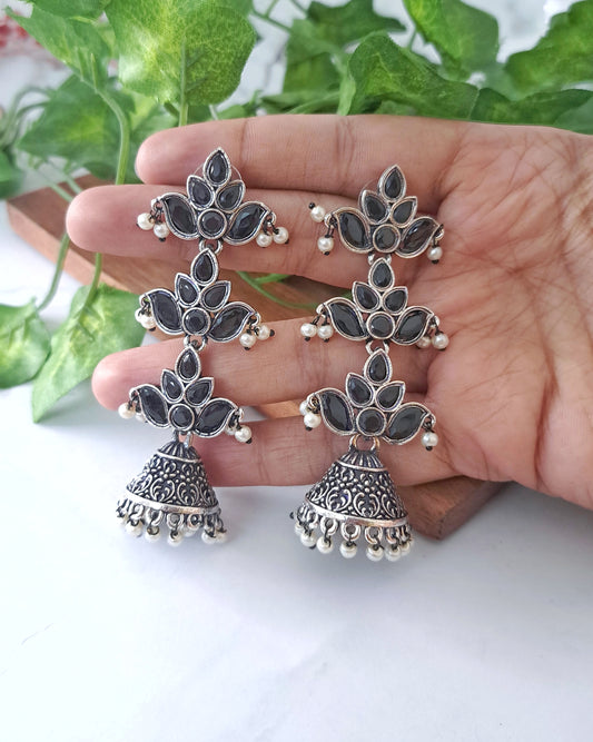 Jaya Floral Jhumkas