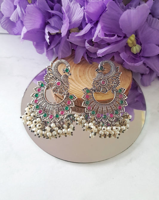 Deepa Oxidized Earrings