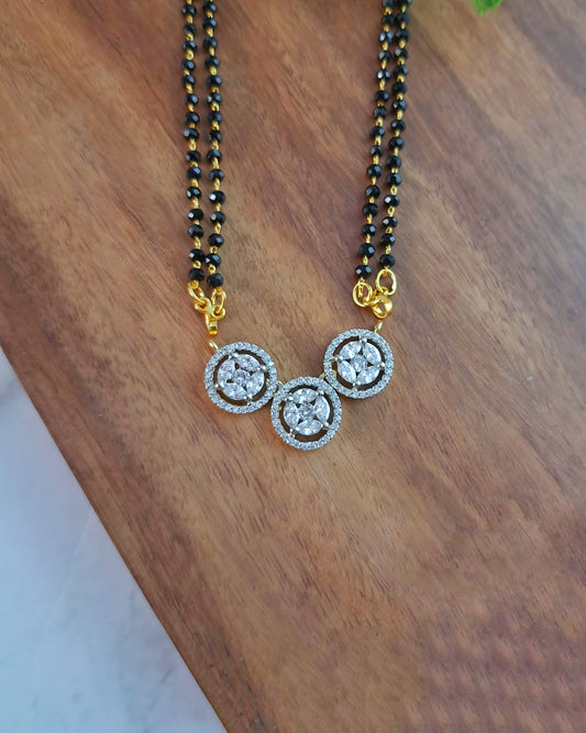 Anagha Mangalsutra Zirconia Crystals