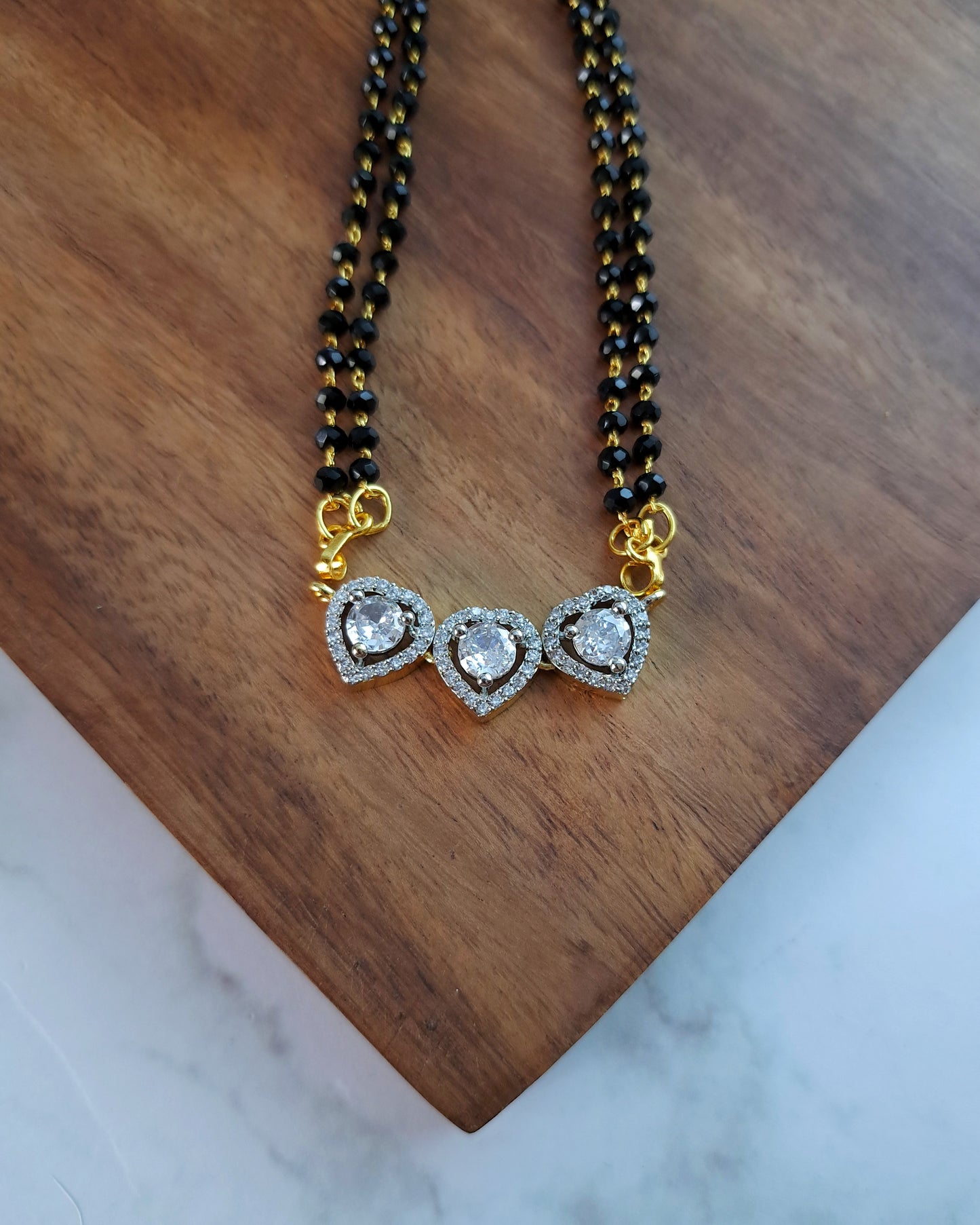 Shreya Mangalsutra Zirconia Crystals