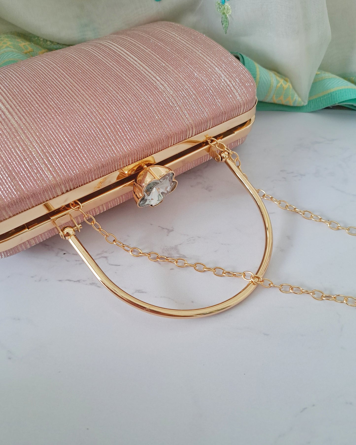 Reva Pink Clutch Purse