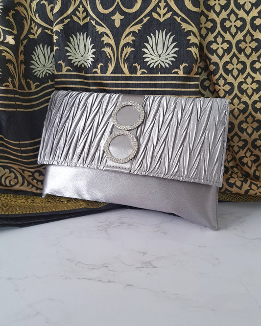 Kirara Silver Sling Purse