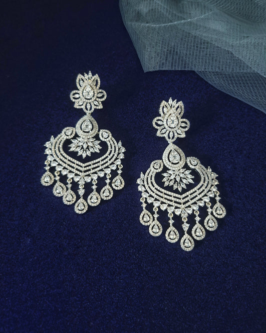Apsara Zirconia Crystal Earrings
